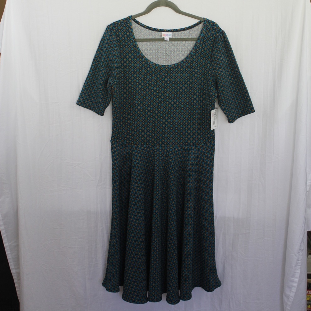LuLaRoe Nicole Dress 2XL